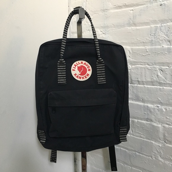 Fjallraven Handbags - Fjallraven Kanken Regular Size Black Backpack